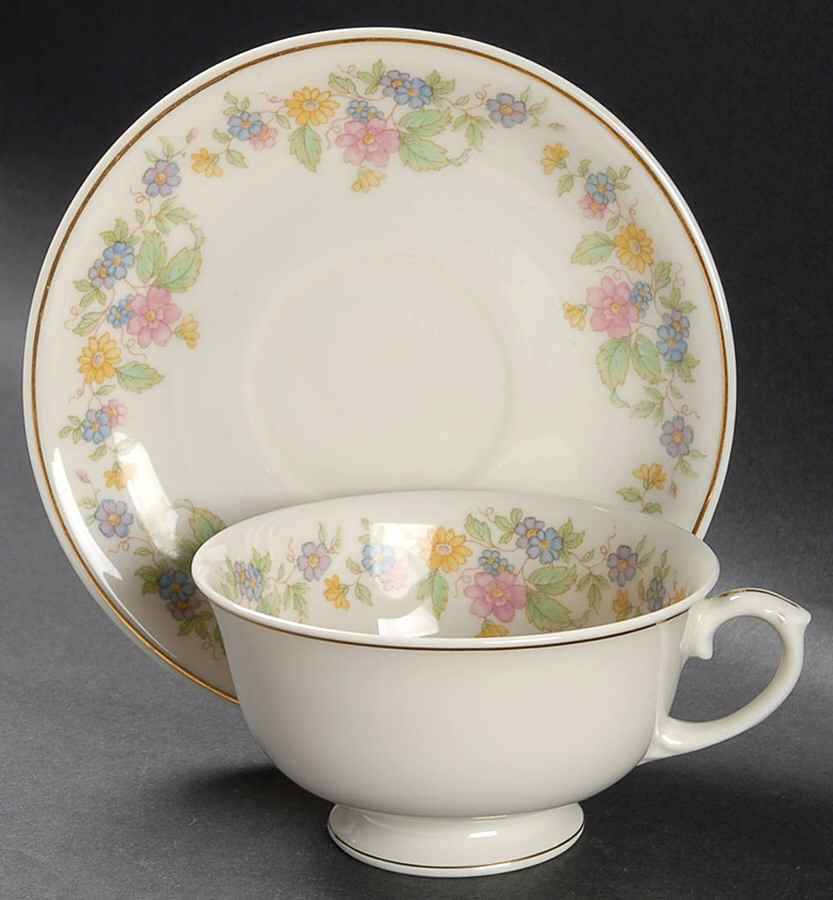 SCE6 Footed Cup & Saucer Set by Scammell-1