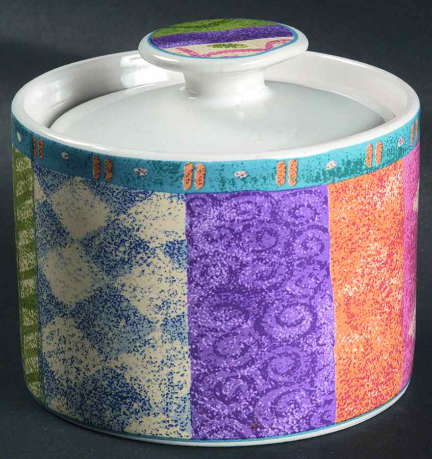 Honeysuckle Sugar Bowl & Lid by Sango-1