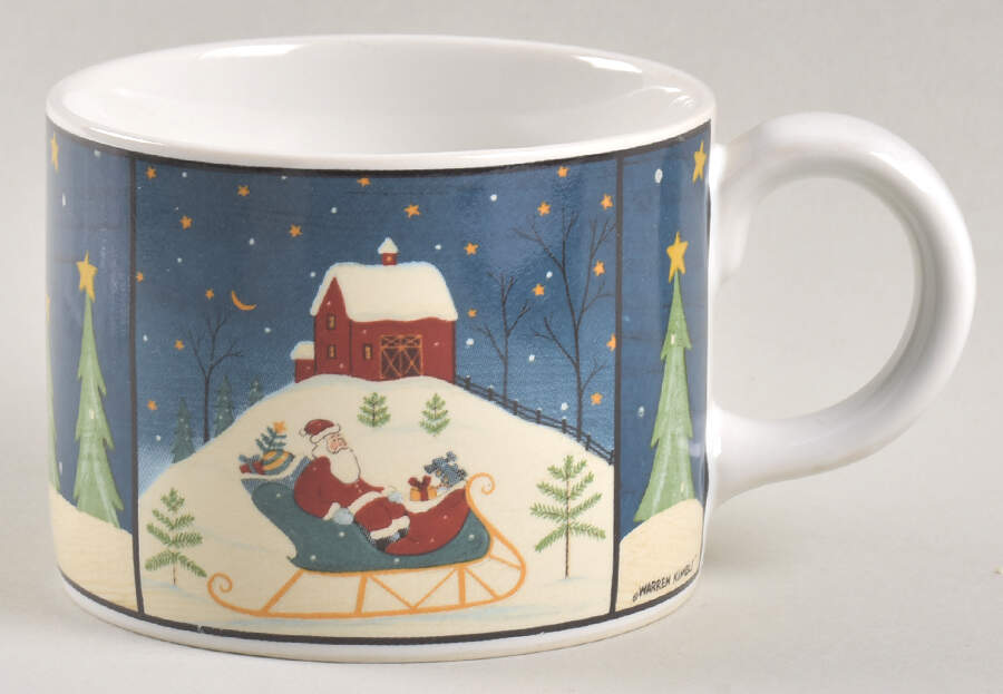 Home For The Holidays Flat Cup by Sakura-1