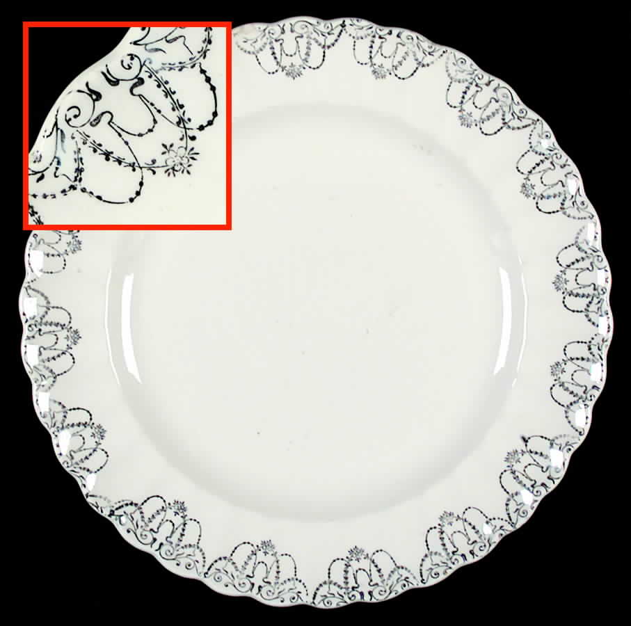 Fenton Luncheon Plate by Sebring Pottery-1