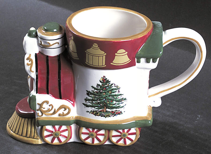 Christmas Tree Train Mug by Spode-1