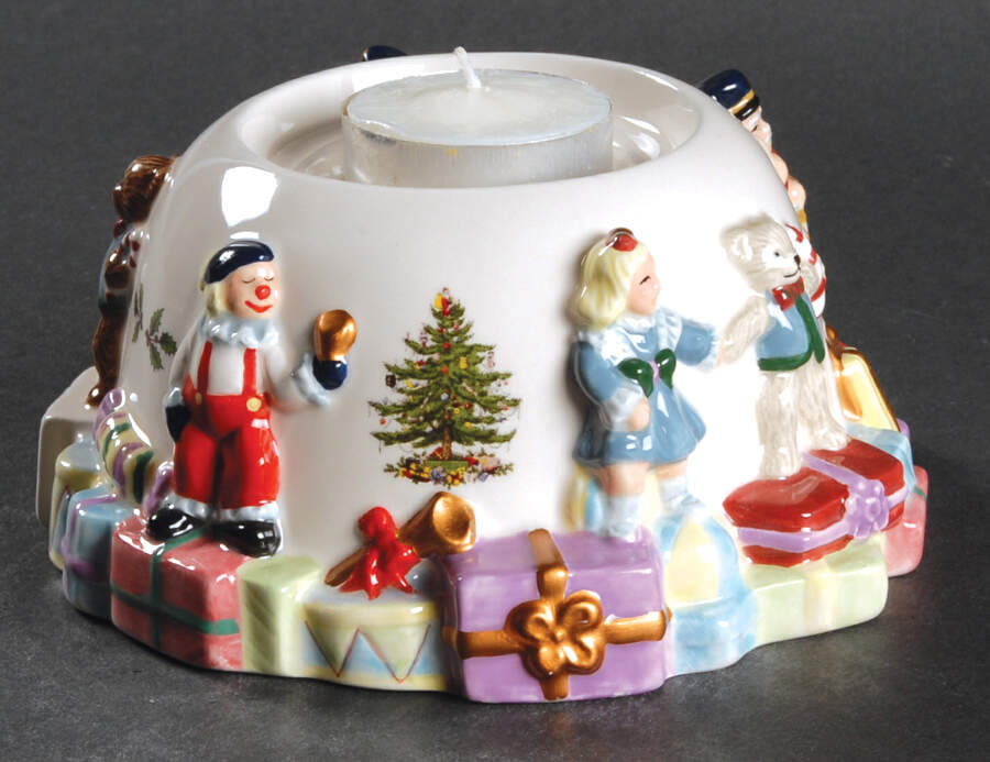 Christmas Tree Candle Lamp No Shade by Spode-1