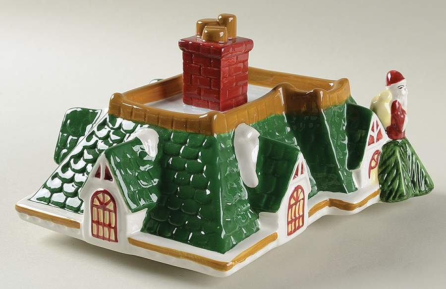 Christmas Tree Lid for Figural Cookie Jar by Spode-1
