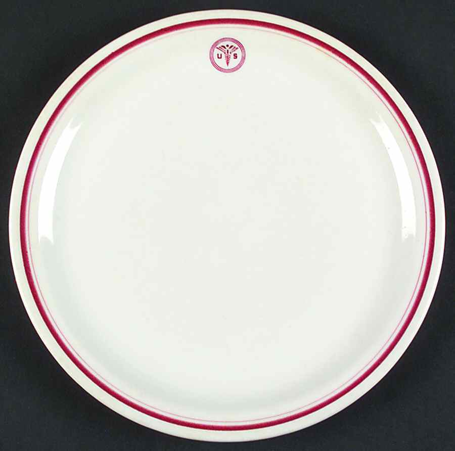 US Army Medical Department Luncheon Plate by Sterling China (USA)-1