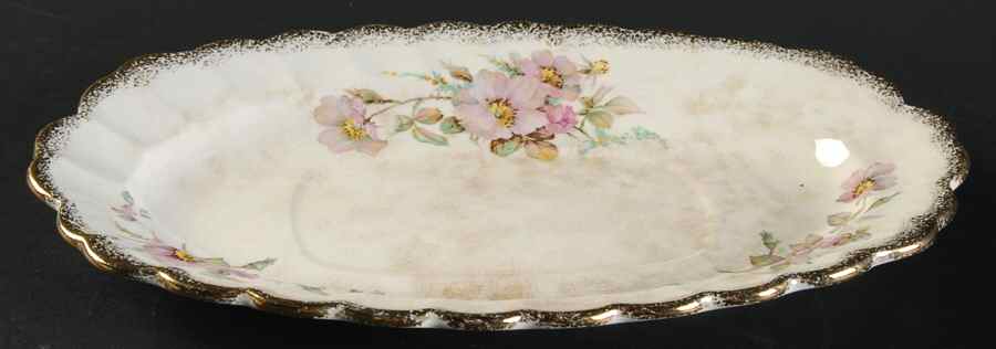 Wild Rose (Square) Underplate for Gravy Boat by Sebring Pottery-1
