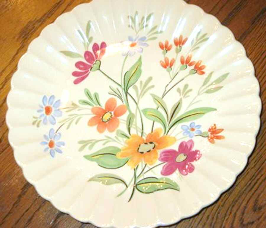 Florentine Dinner Plate by Sebring Pottery-1