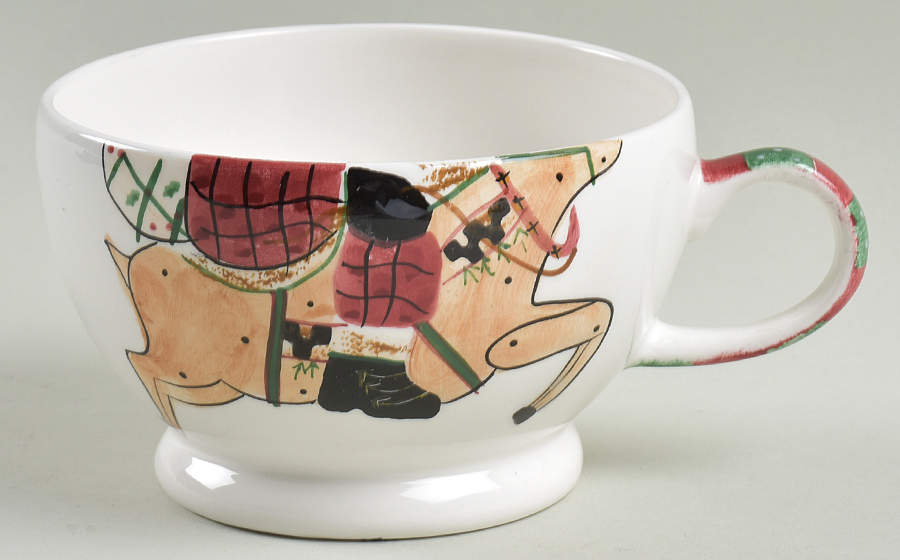 Santa's Spirit Cup for Individual Teapot & Lid with Cup by Sakura-1