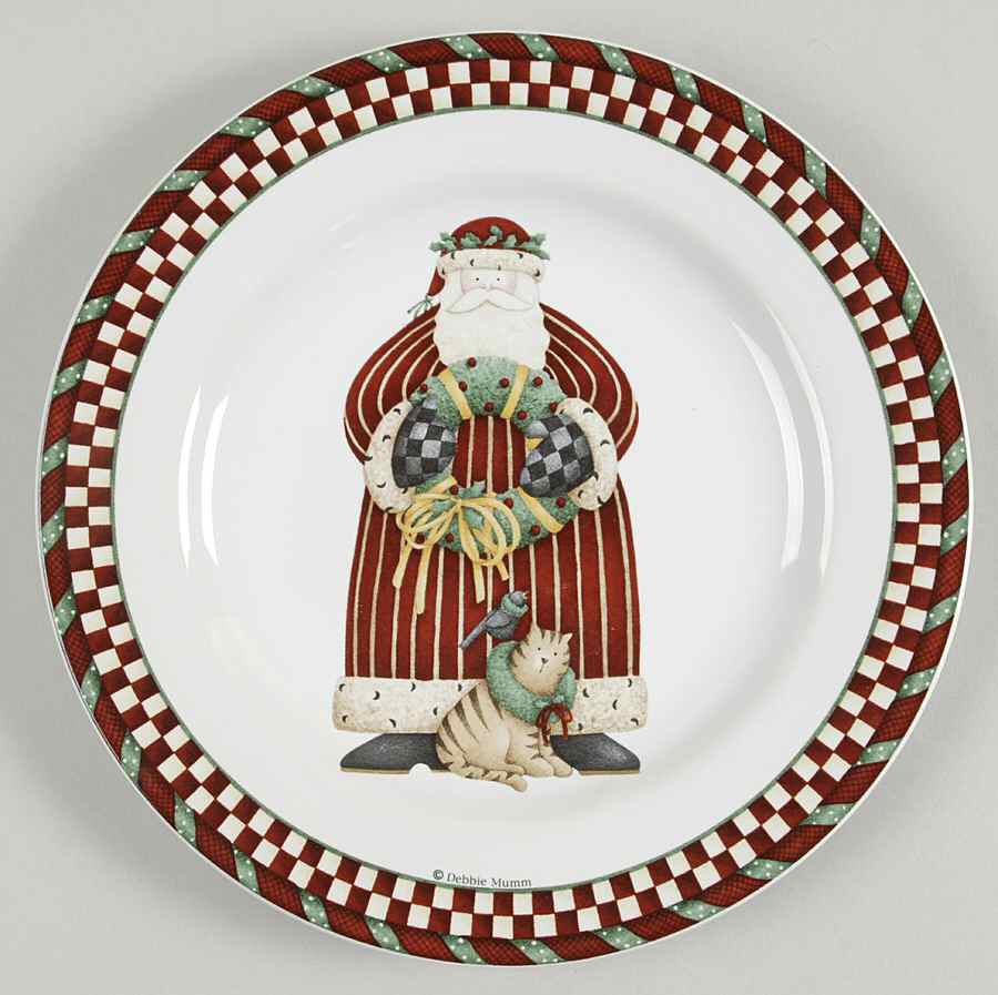 Santa's Spirit Salad Plate by Sakura-1