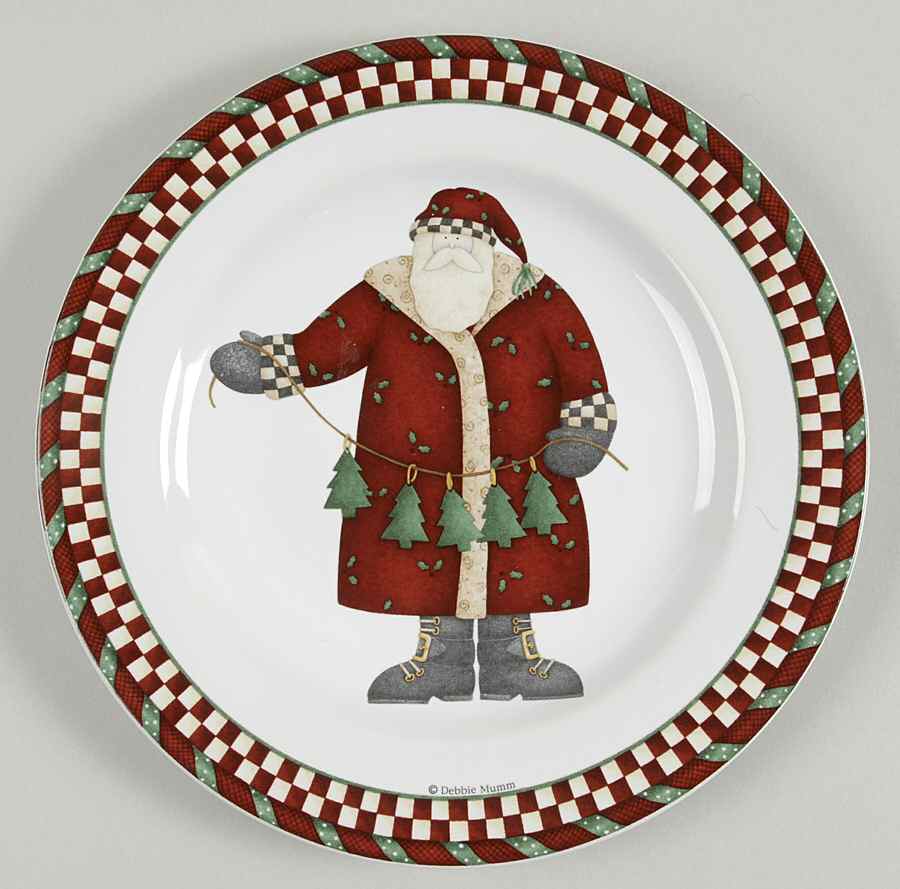 Santa's Spirit Salad Plate by Sakura-1