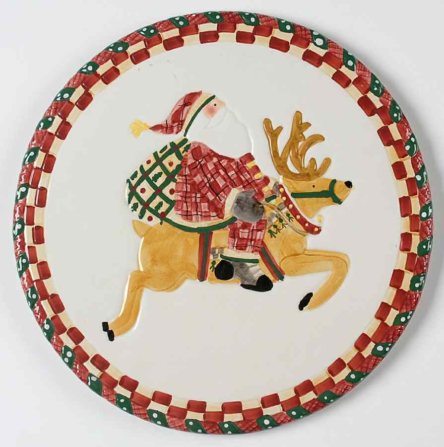 Santa's Spirit Sculpted Trivet by Sakura-1
