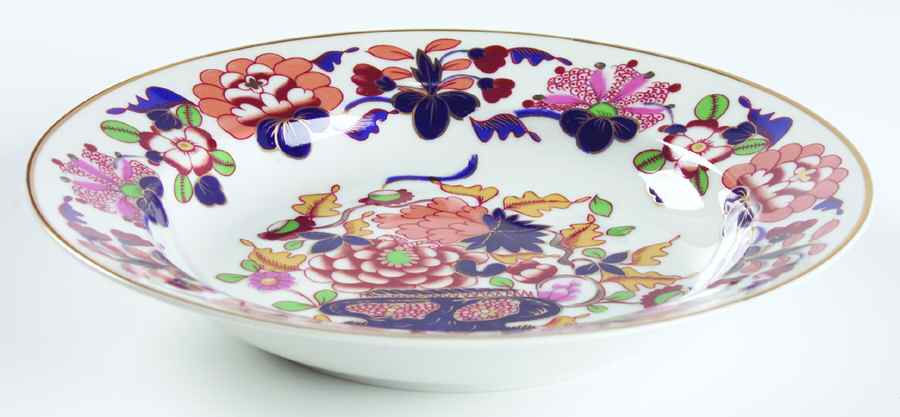 Classic Imari Rim Soup Bowl by Sadek-1