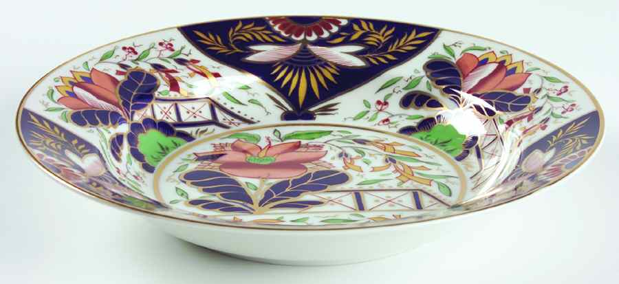 Classic Imari Rim Soup Bowl by Sadek-1