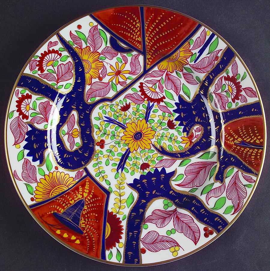Classic Imari Salad/Dessert Plate by Sadek-1