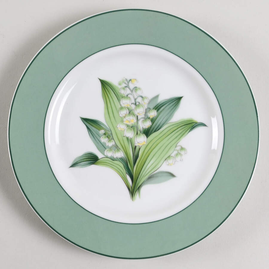 Flower Garden Salad Plate by Sadek-1