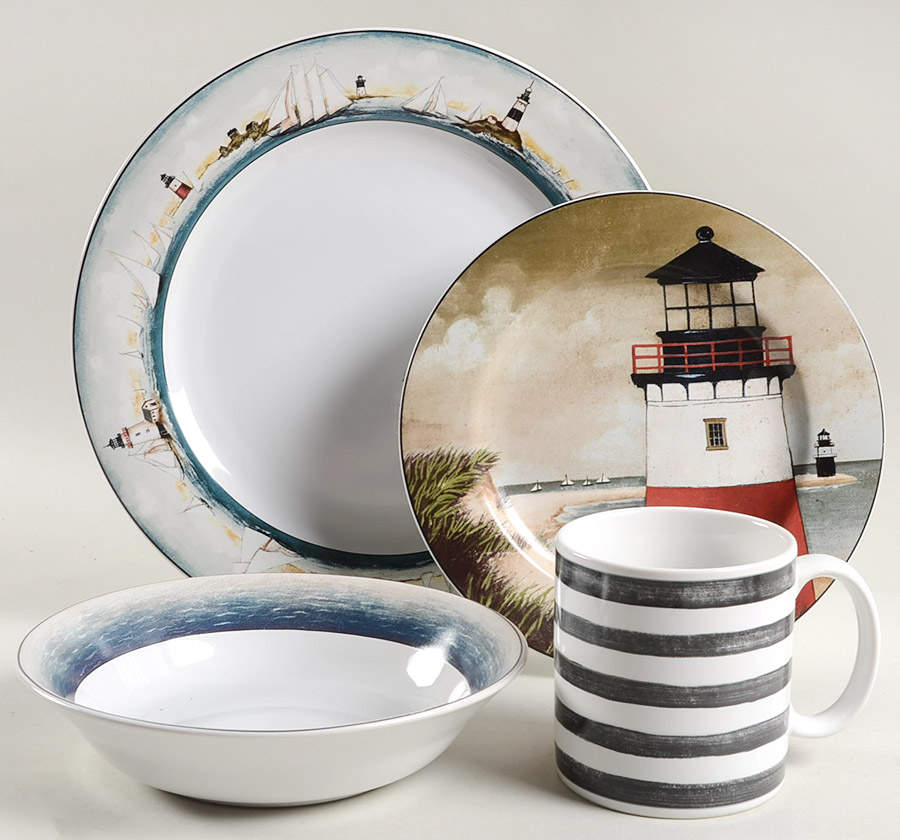 By The Sea (Made In Indonesia) 4 Piece Place Setting by Sakura-1