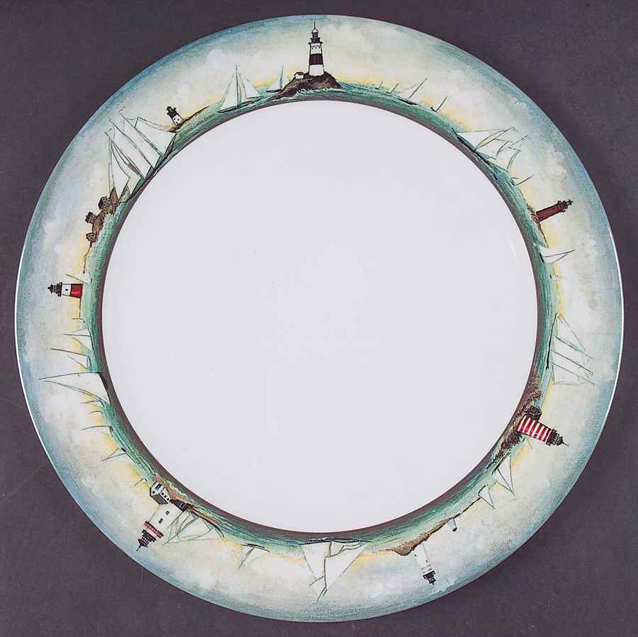 By The Sea (Made In Indonesia) Plastic Dinner Plate by Sakura-1