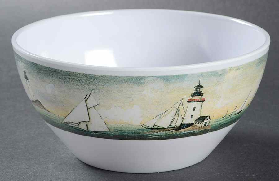 By The Sea (Made In China, Handpaint) 5" Plastic All Purpose Bowl by Sakura-1