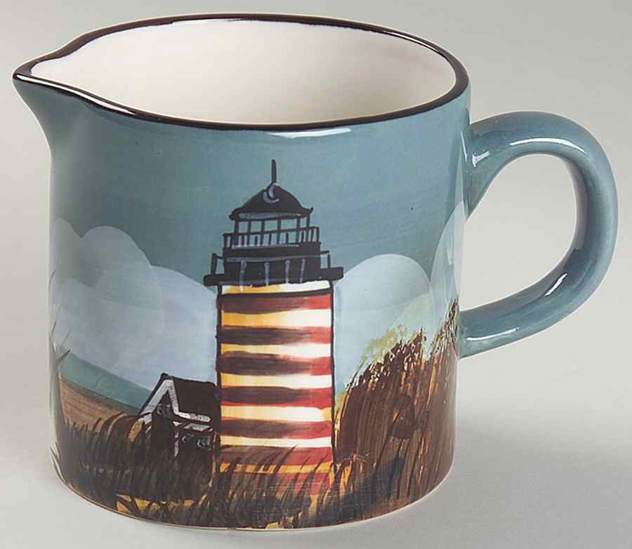 By The Sea (Made In China, Handpaint) Creamer by Sakura-1
