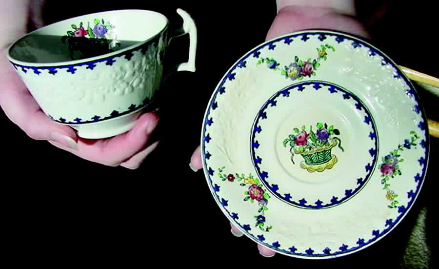 SP259 Footed Cup & Saucer Set by Spode-1