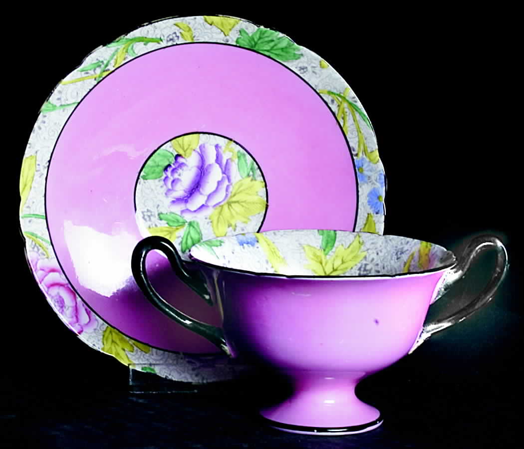11301-40 Bouillon Cup & Saucer by Shelley-1