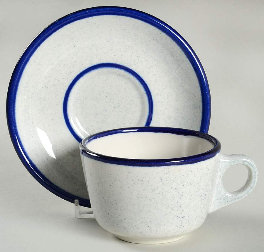 Kings Inn Flat Cup & Saucer Set by Syracuse-1