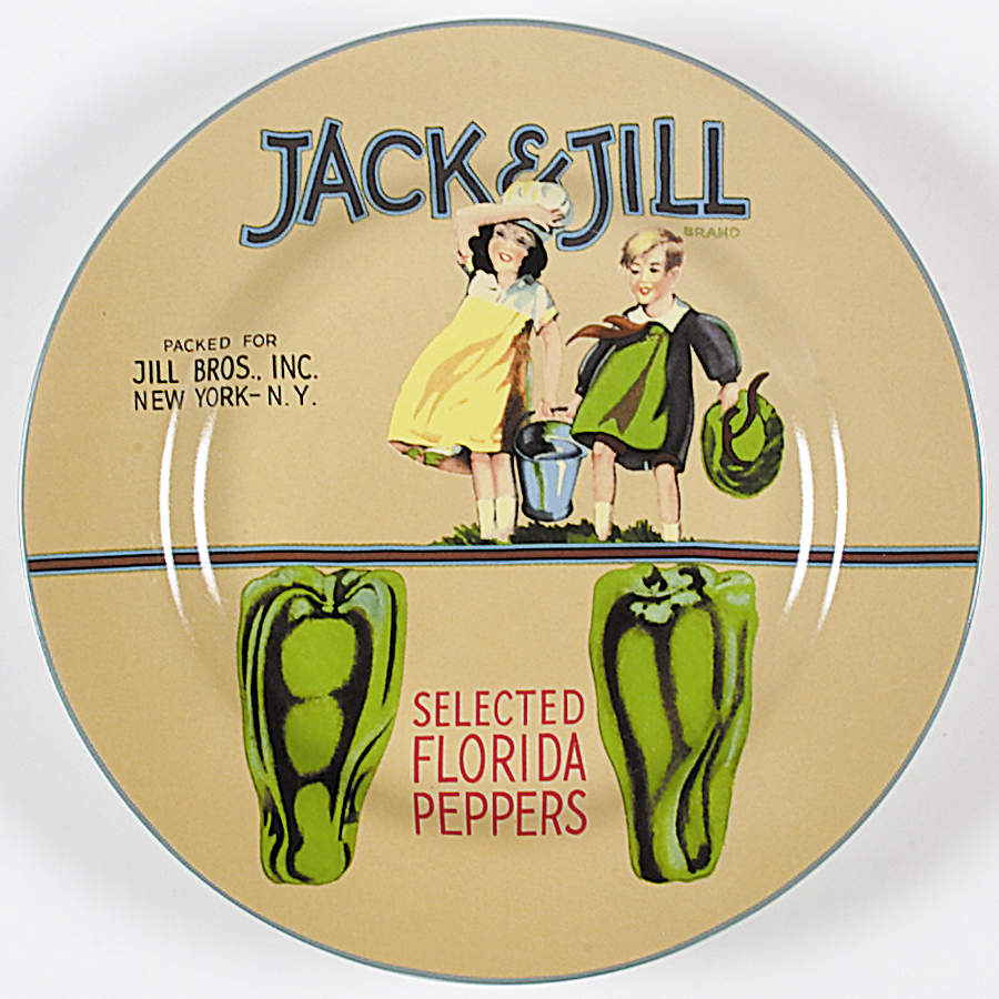 Vintage Labels Salad/Dessert Plate by Sakura-1