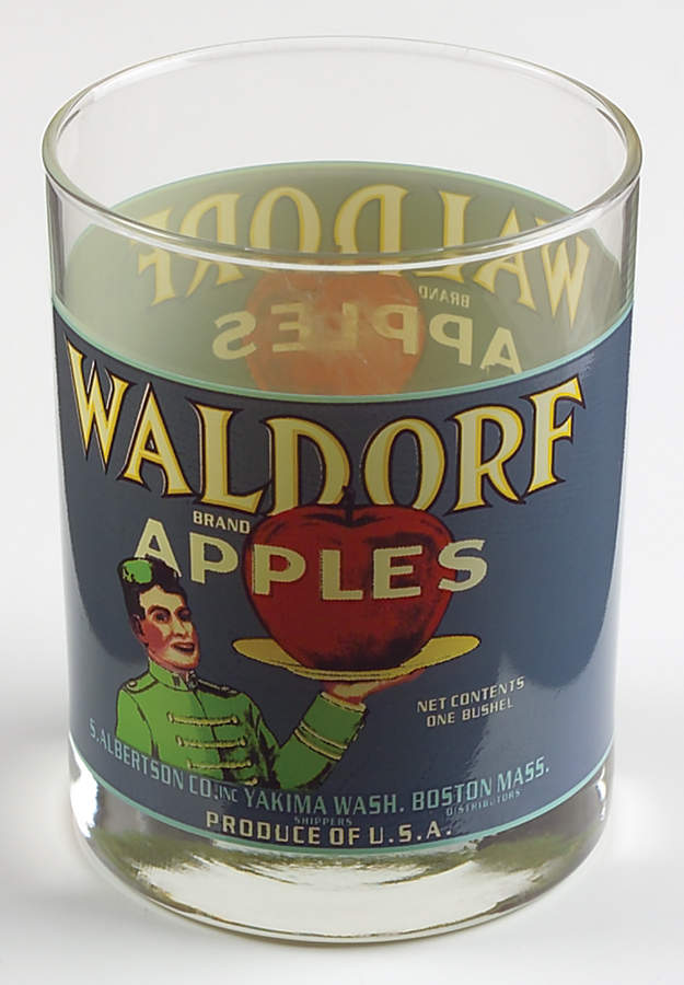 Vintage Labels 12 Oz Glassware Double Old Fashioned by Sakura-1