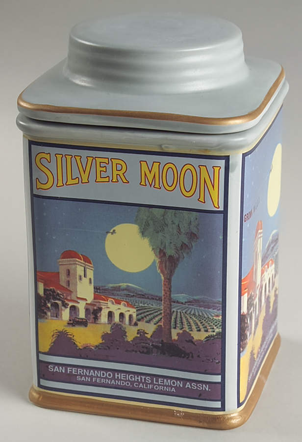 Vintage Labels Small Canister & Lid by Sakura-1