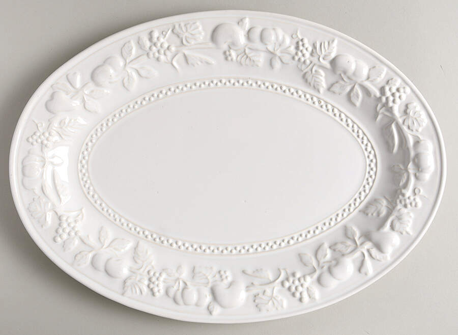 SRX1 15" Oval Serving Platter by Sanor Ceramica-1