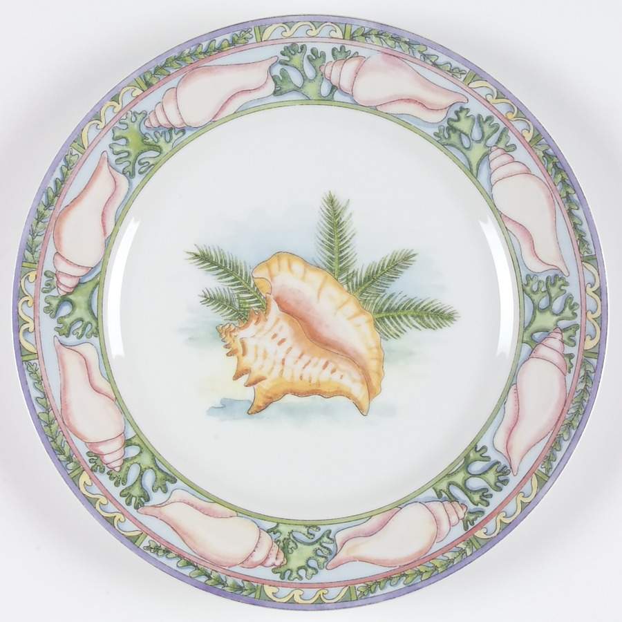 Sea Garden Dinner Plate by Siddhia Hutchinson-1