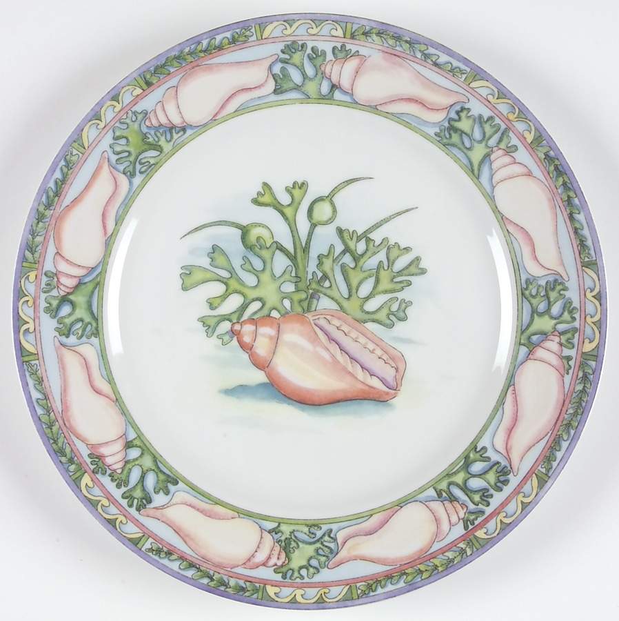 Sea Garden Dinner Plate by Siddhia Hutchinson-1
