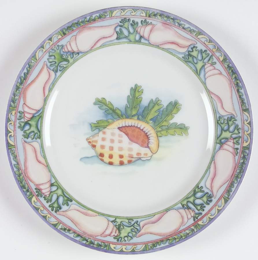 Sea Garden Dinner Plate by Siddhia Hutchinson-1