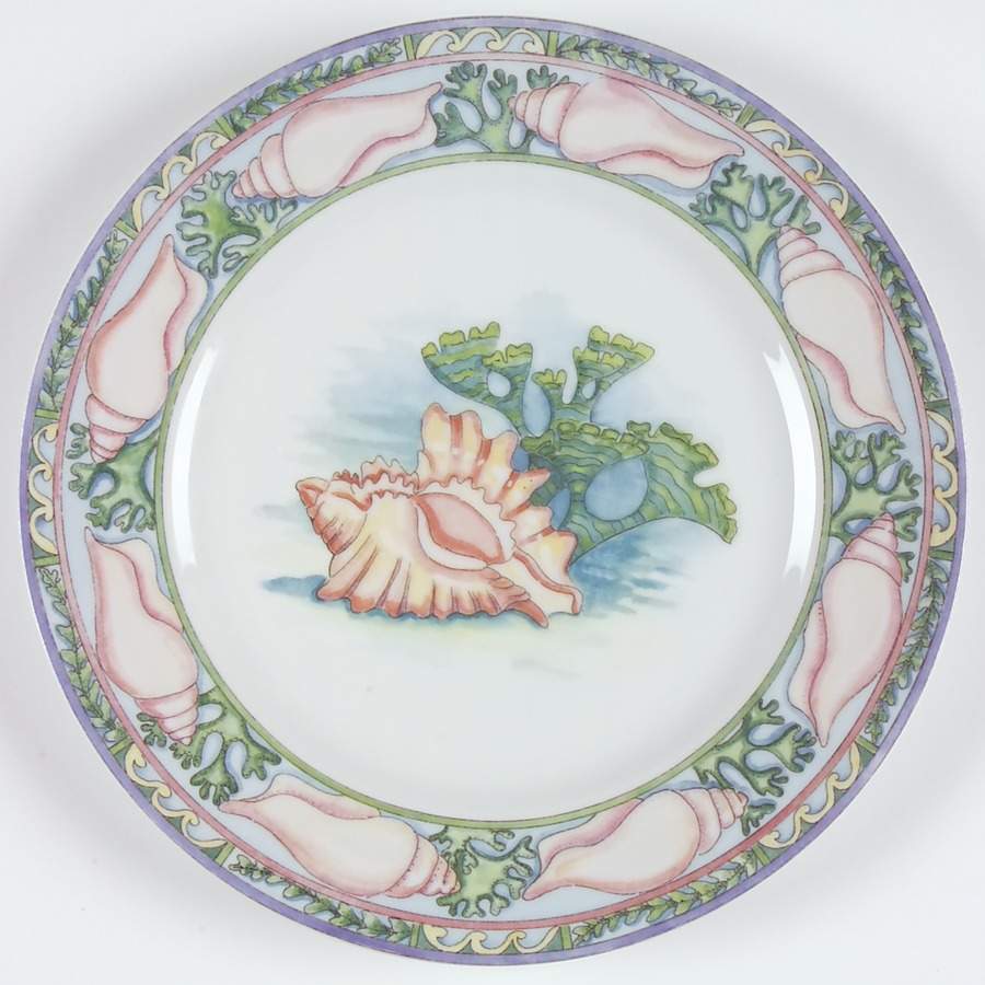 Sea Garden Dinner Plate by Siddhia Hutchinson-1