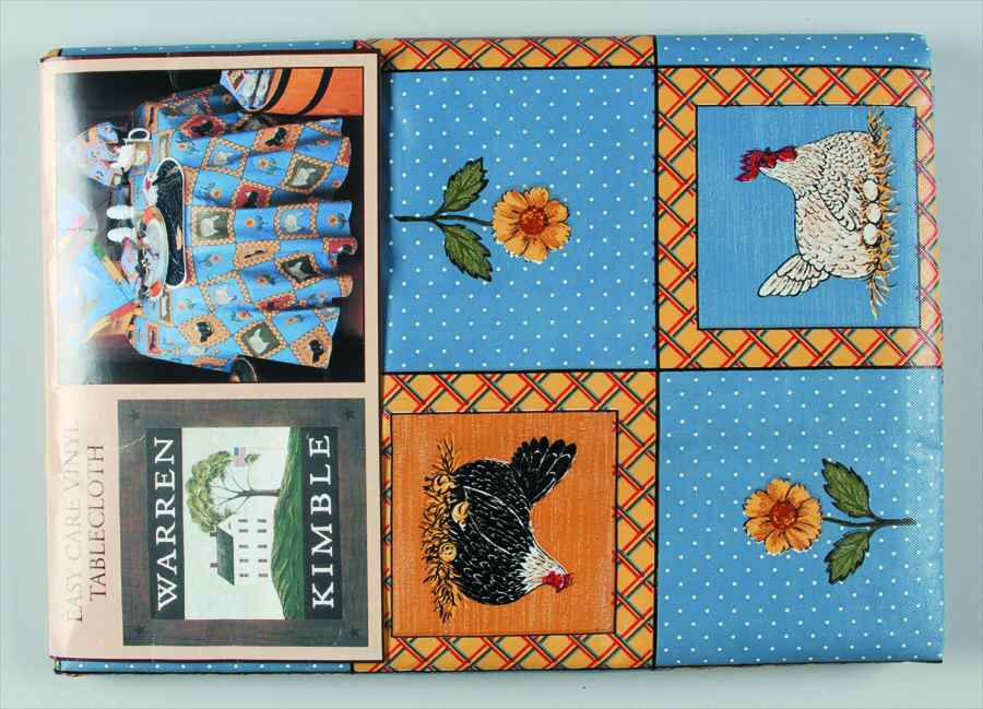 Henny Penny Oblong Vinyl Tablecloth by Sakura-1