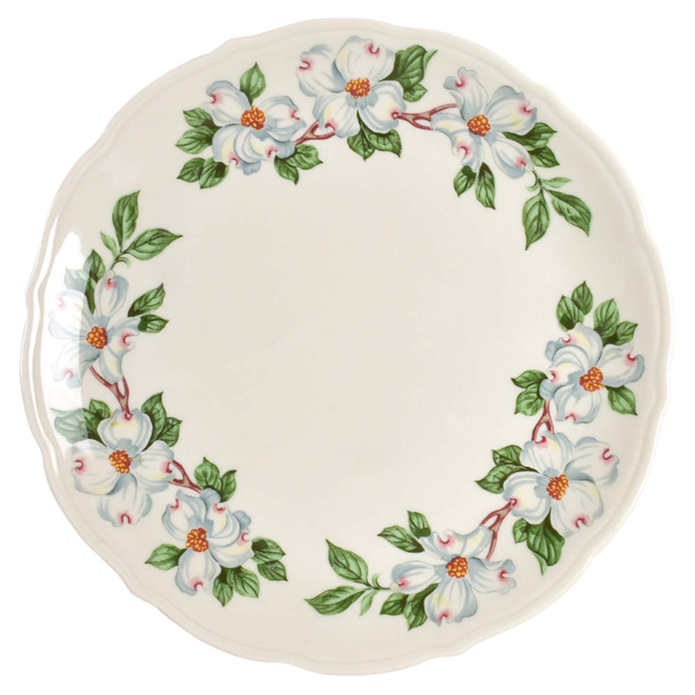 Dogwood (Restaurant, Scalloped, Coupe) Dinner Plate by Syracuse-1
