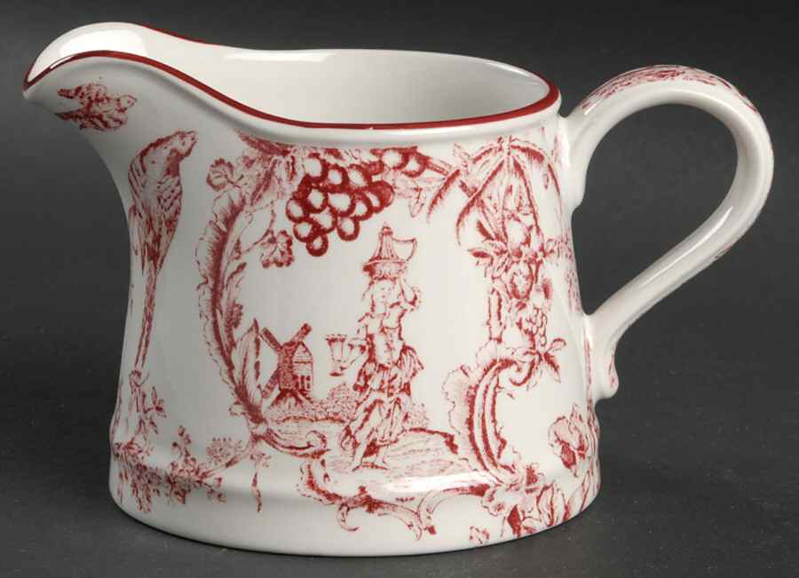 Provincial Garden Cranberry Creamer by Spode-1