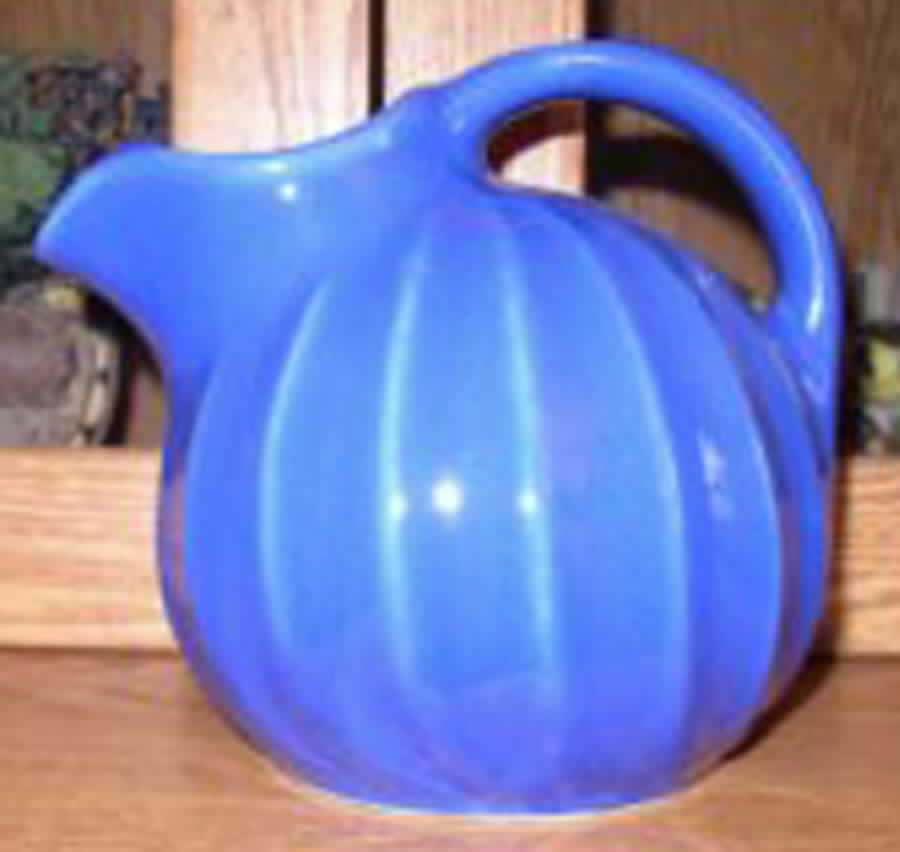 Valencia Cobalt Blue Ball Jug by Shawnee-1