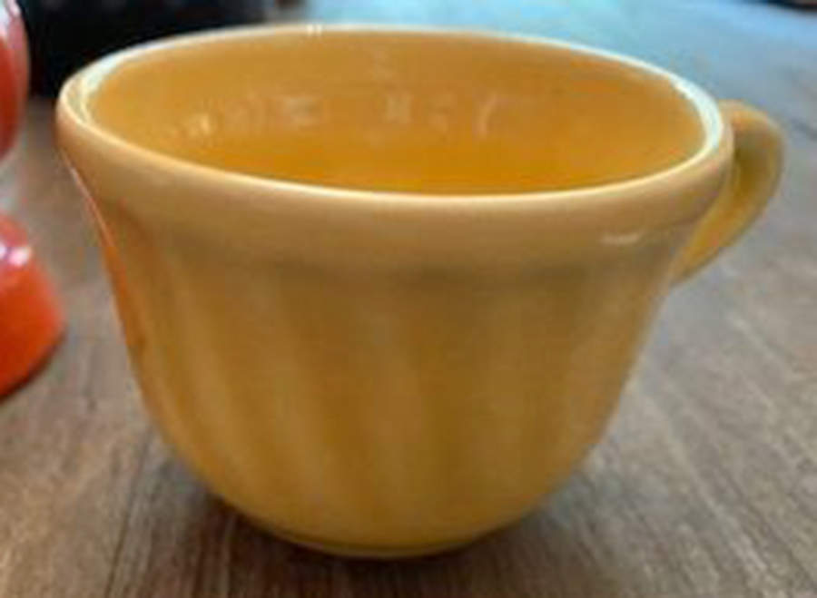 Valencia Yellow Flat Cup by Shawnee-1
