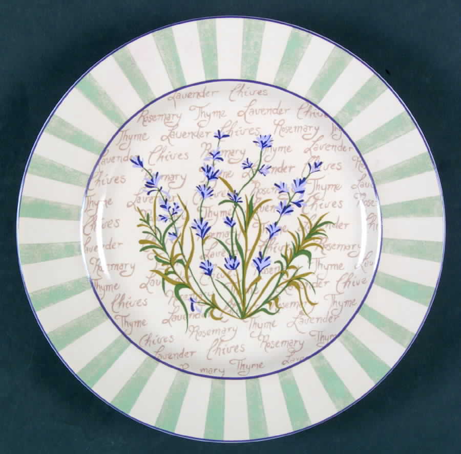 Herb Garden Salad Plate by Sakura-1