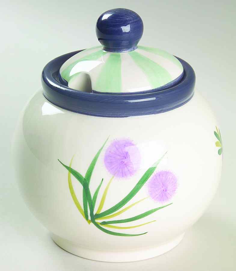 Herb Garden Sugar Bowl & Lid by Sakura-1