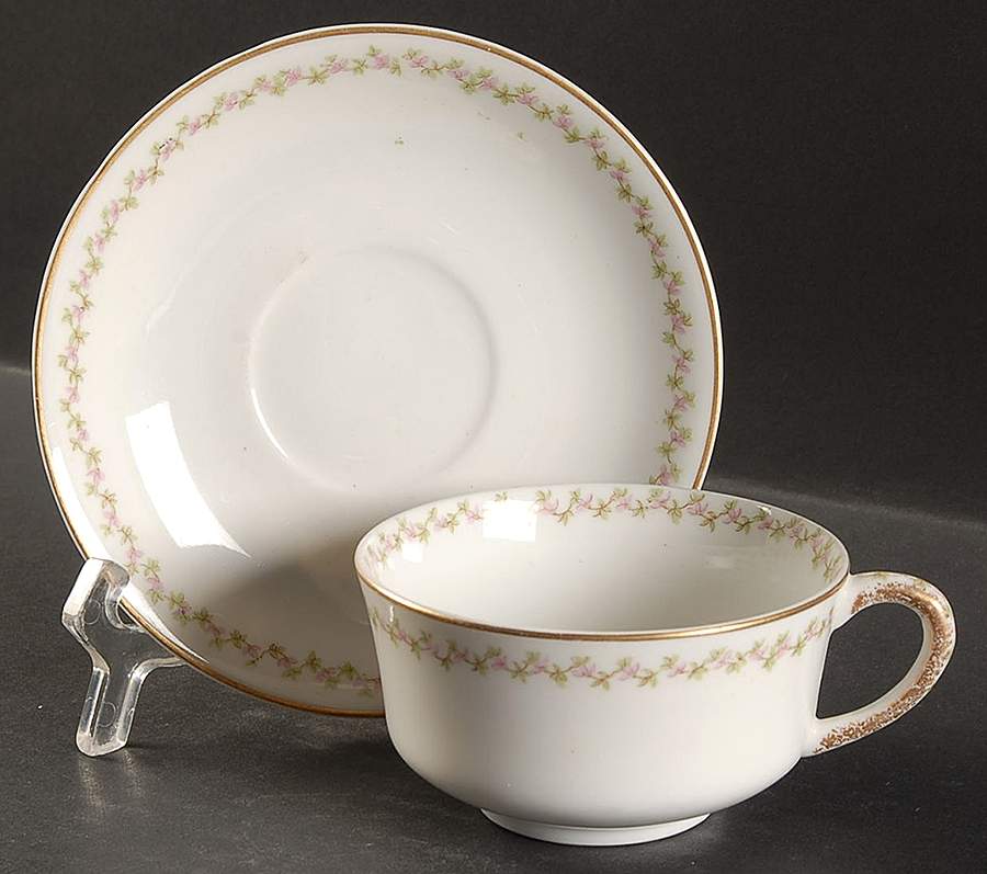 SY574 Flat Cup & Saucer Set by Syracuse-1