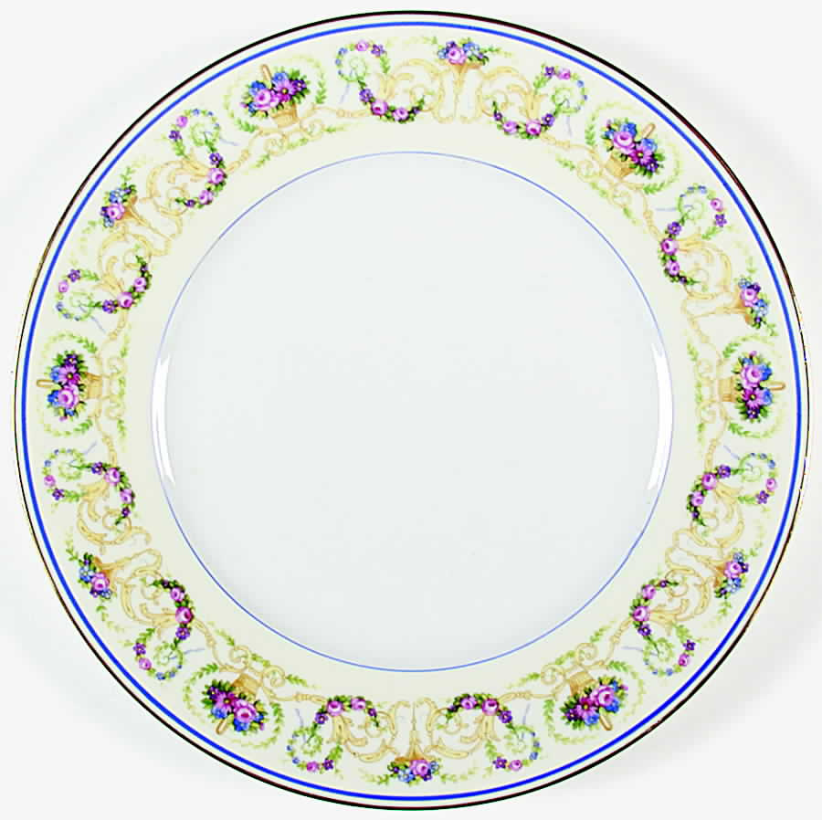 HCZ253-BLUE BAND Dinner Plate by Haas-Czjzek Coronado-1