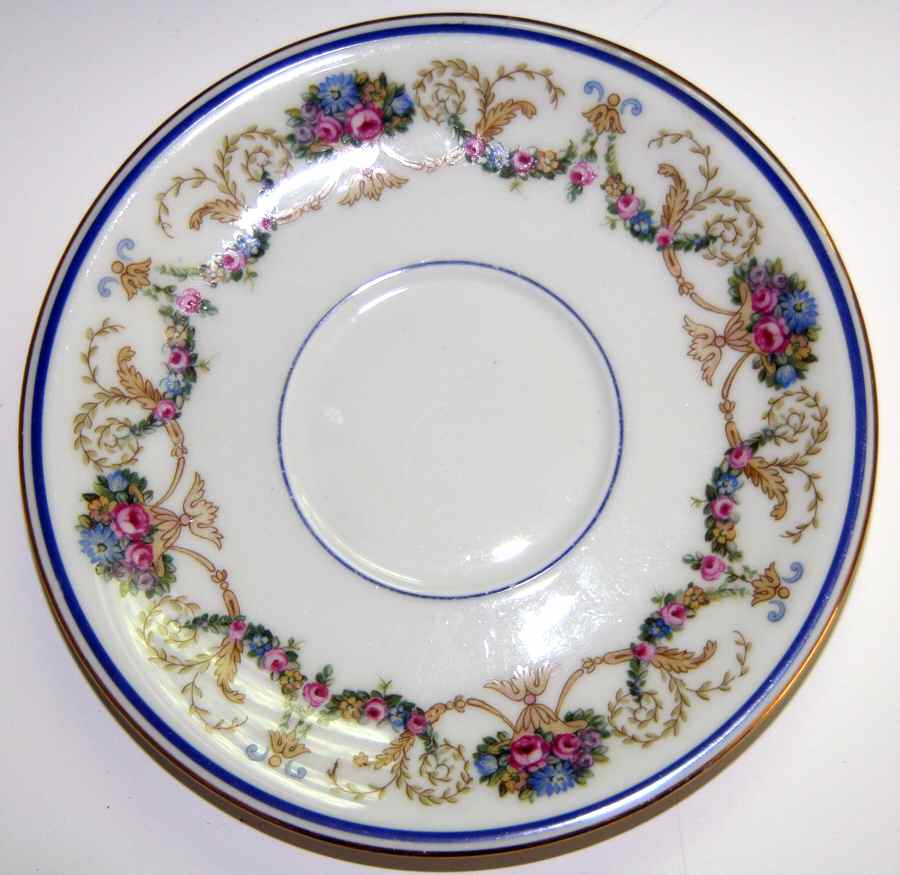HCZ253-BLUE BAND Saucer by Haas-Czjzek Coronado-1