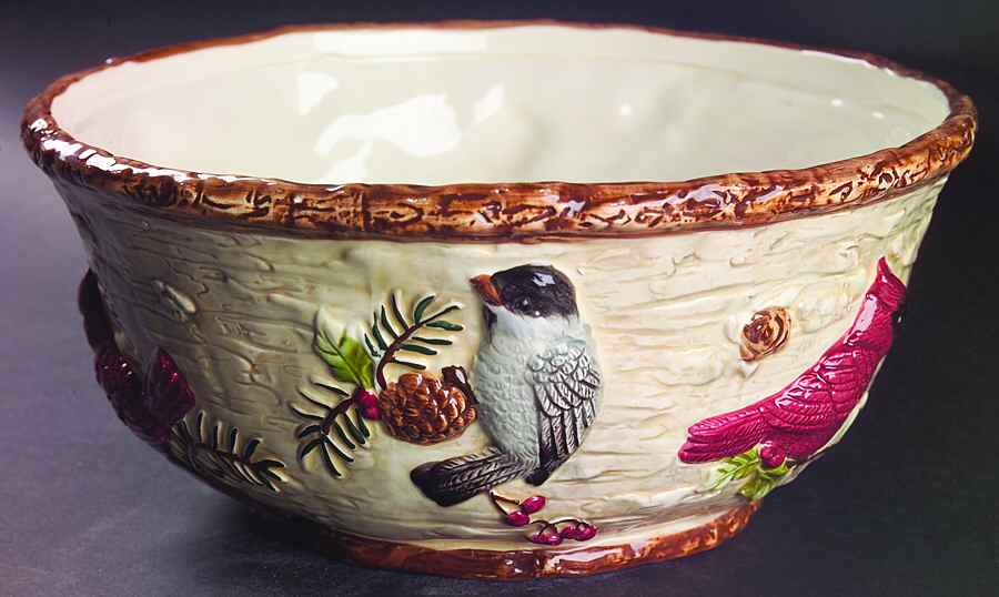 Knollwood 11" Large Salad Serving Bowl by Sonoma Home-1