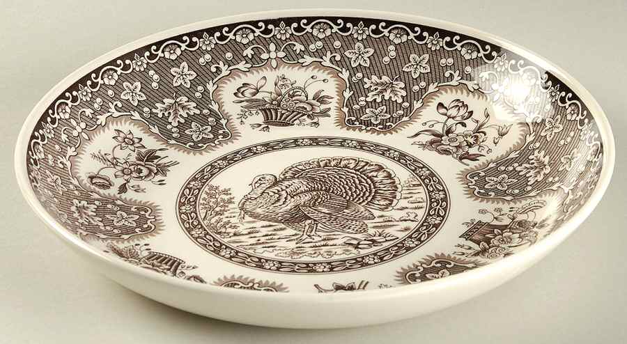 Festival Brown 10" Individual Pasta Bowl by Spode-1