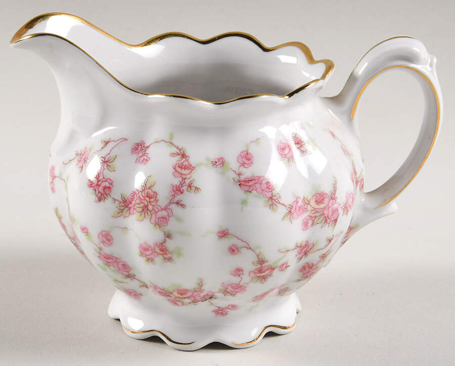 Bridal Rose Creamer by Schumann - Bavaria-1