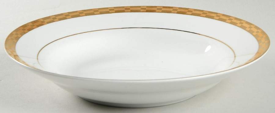 Caroline Rim Soup Bowl by Sango-1