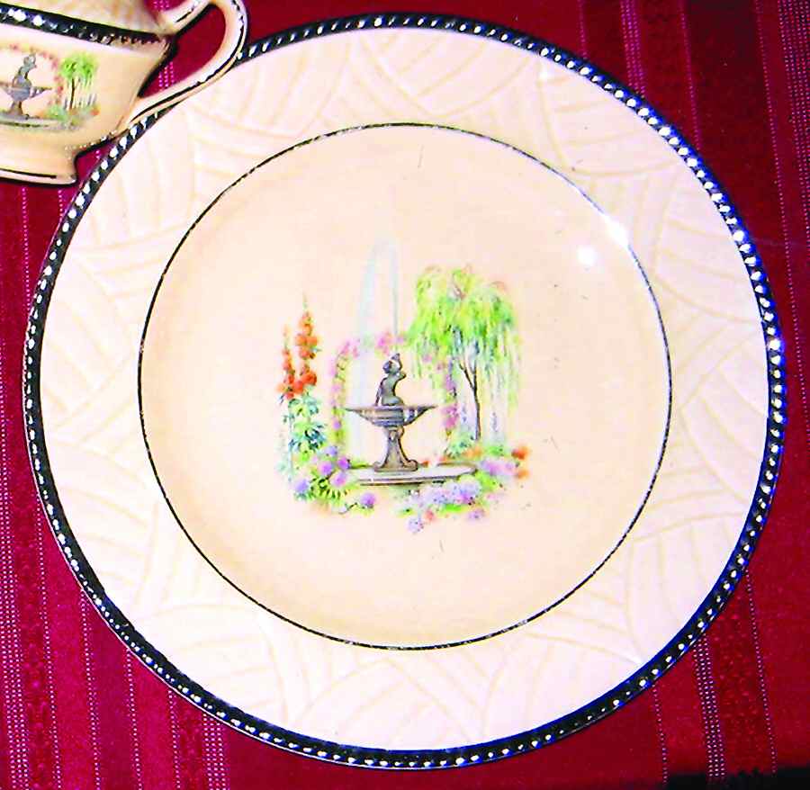 Fontaine Dinner Plate by Sheffield Ware-1