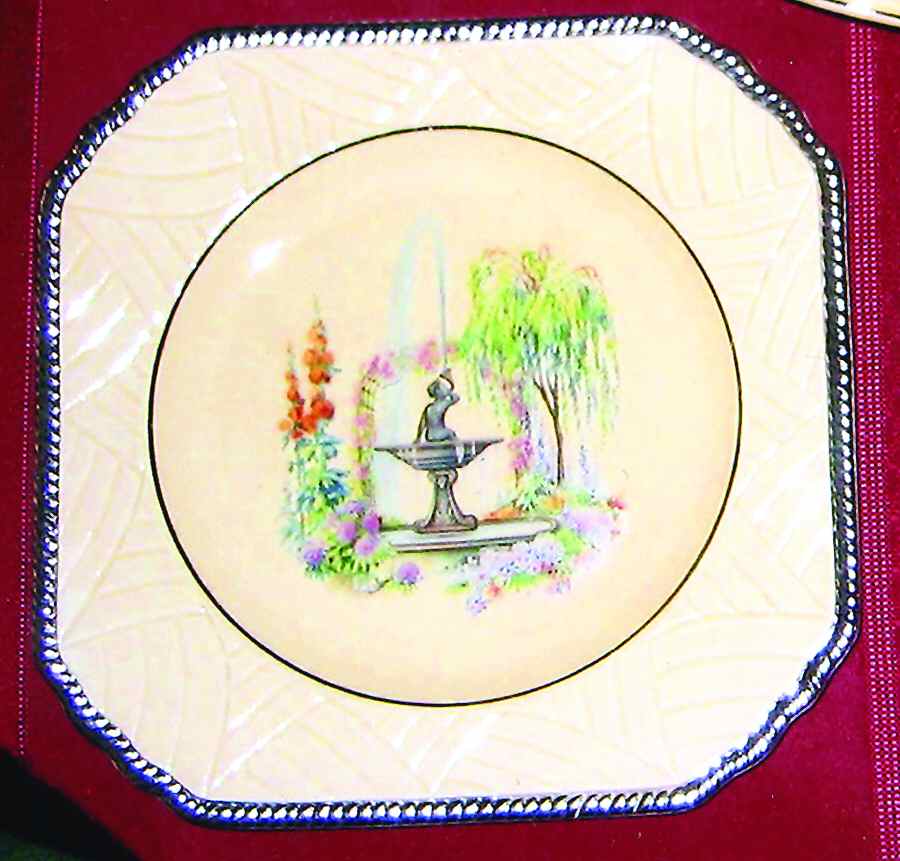 Fontaine Square Salad Plate by Sheffield Ware-1