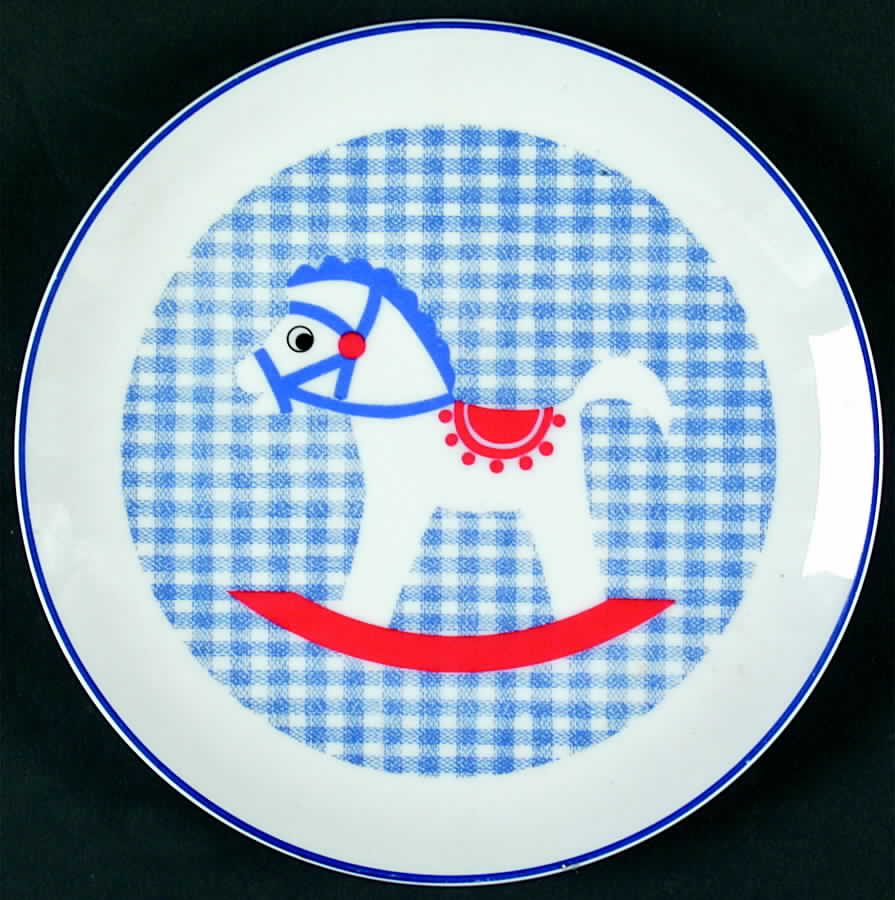 Rocking Horse Salad Plate by Shafford-1